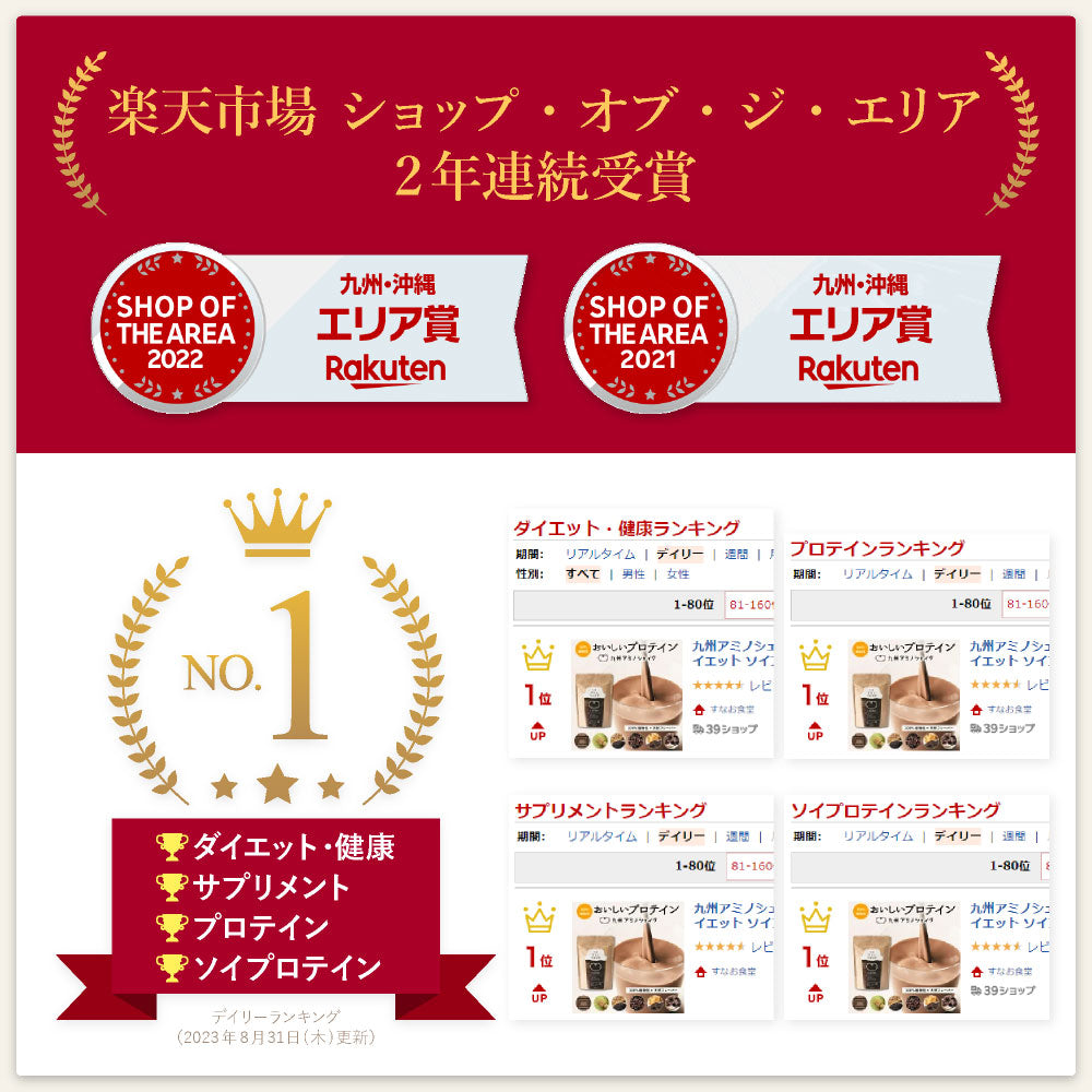 九州アミノシェイク 300g×1袋 ソイプロテイン【出荷目安：注文後3〜5日間】メール便送料無料