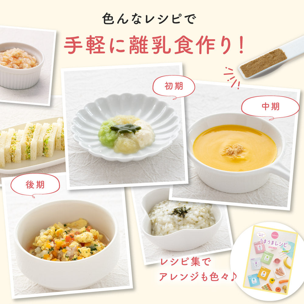 bebeco まるごと離乳食3種セット 選べる2パターン（専用スプーン・特別レシピ付き）【出荷目安：ご注文後3～5日】